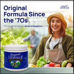 Original Udder Balm textura densa que se mantiene en la piel