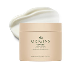 Origins crema corporal batida de jengibre para hidratación profunda y sedosa.