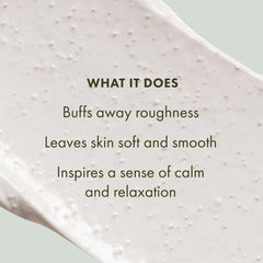 Origins Peace of Mind exfoliante corporal para suavizar la piel y mejorar la textura.