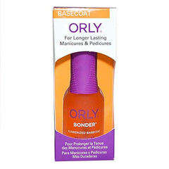 Orly Bonder uñas, aplicación suave para adherencia duradera.