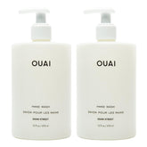 OUAI Jabón para manos Dean Street, botella 16oz, limpieza suave con exfoliación ligera