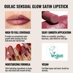 Oulac Labial gama de tonos para uso diario y natural.