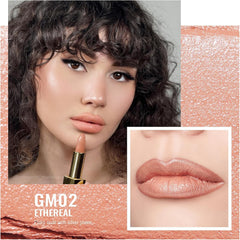 Labial Oulac GM02 Ethereal muestra pigmento de una pasada.
