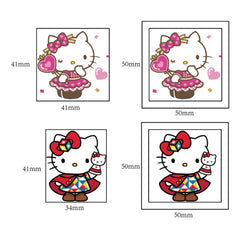 Tatuaje temporal OYZX Hello Kitty resistente al agua