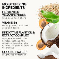 Puntas del cabello lucen más suaves y brillantes tras lavado.