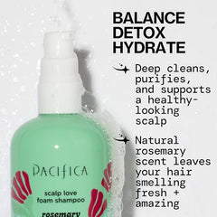 Pacifica Rosemary Mint Detox: lavado capilar que ilumina raíces y volumen