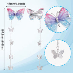 Pinza PAGOW mariposa morada para bodas y fiestas