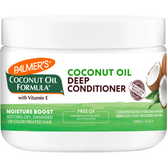 Palmer's acondicionador profundo Coco: botella visible, suave y hidratante para el cabello.