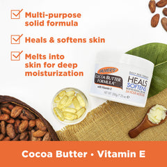 Palmer's con manteca de cacao y aceite de coco para cuidado natural de la piel.