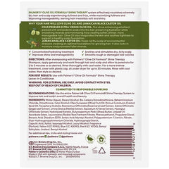 Palmer's terapia de brillo con aceite de oliva para cabello suave.