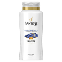 Pantene Pro-V Reparar y Proteger champú en botella de 750 ml para cuidado diario.