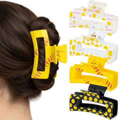 Pantide pinzas de pelo softbol, diseño colorido, agarre firme para peinados.