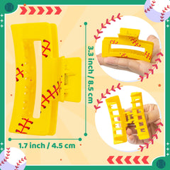 Pantide pinzas de pelo softbol, colores variados, ideales para uso diario.