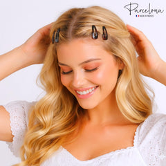 Parcelona clip frances mini antideslizante para cabello fino y seguro.