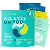 Patchology All Eyes On You empaque destacado, perfecto para cuidado rápido de ojos en viaje.