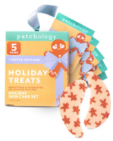 Parches Patchology para ojos con aroma a galleta de jengibre, regalo festivo relajante.