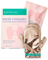 Patchology Rosé Fingers: guantes de manos con hidratación profunda para piel seca.