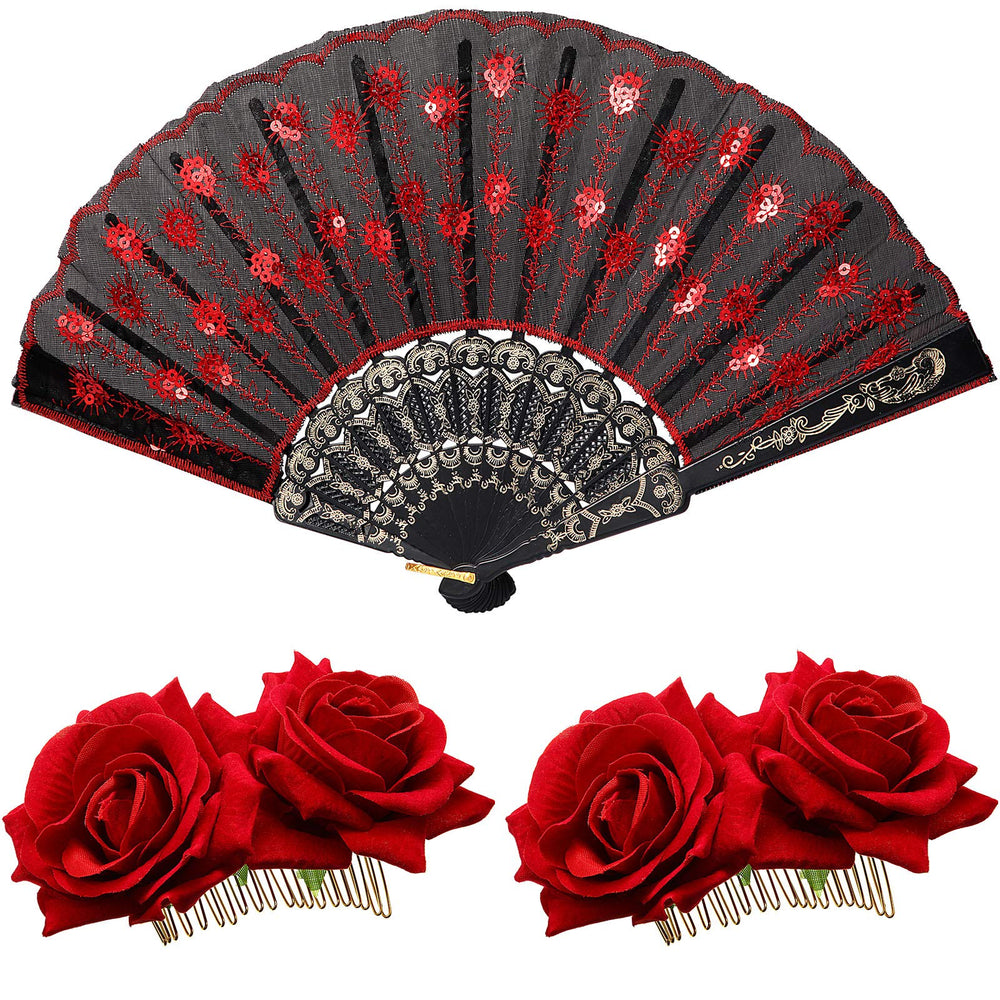 Patelai pinza rosa para cabello con detalle floral, elegante