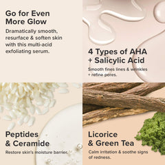 Aplicación nocturna: exfoliante RESIST para un tono más uniforme.
