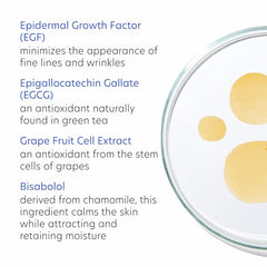 PCA SKIN suero rejuvenecedor: ingredientes de uva y células madre para cuidado antioxidante.