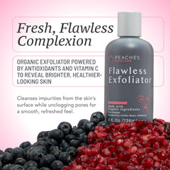 Peaches Skin Care exfoliador facial granos de cafe: elimina células muertas con cafeína.