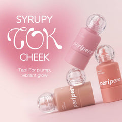 Peripera Syrupy Tok Cheek color jugoso que dura todo el día.