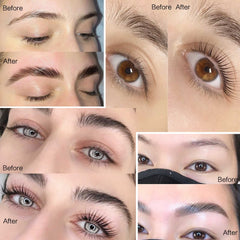 PERMANIA Lash Lift Kit: aplicación en casa para pestañas y cejas, resultado visible.