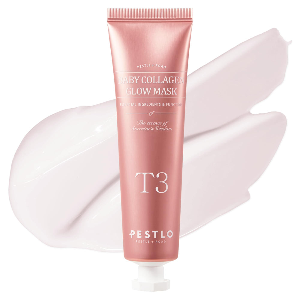 PESTLO Baby Collagen Glow Mask: embalaje elegante ideal para regalo y presentación del producto
