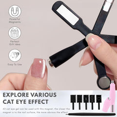 Pewosrid boligrafo magnetico ergonómico para uñas con control estable.