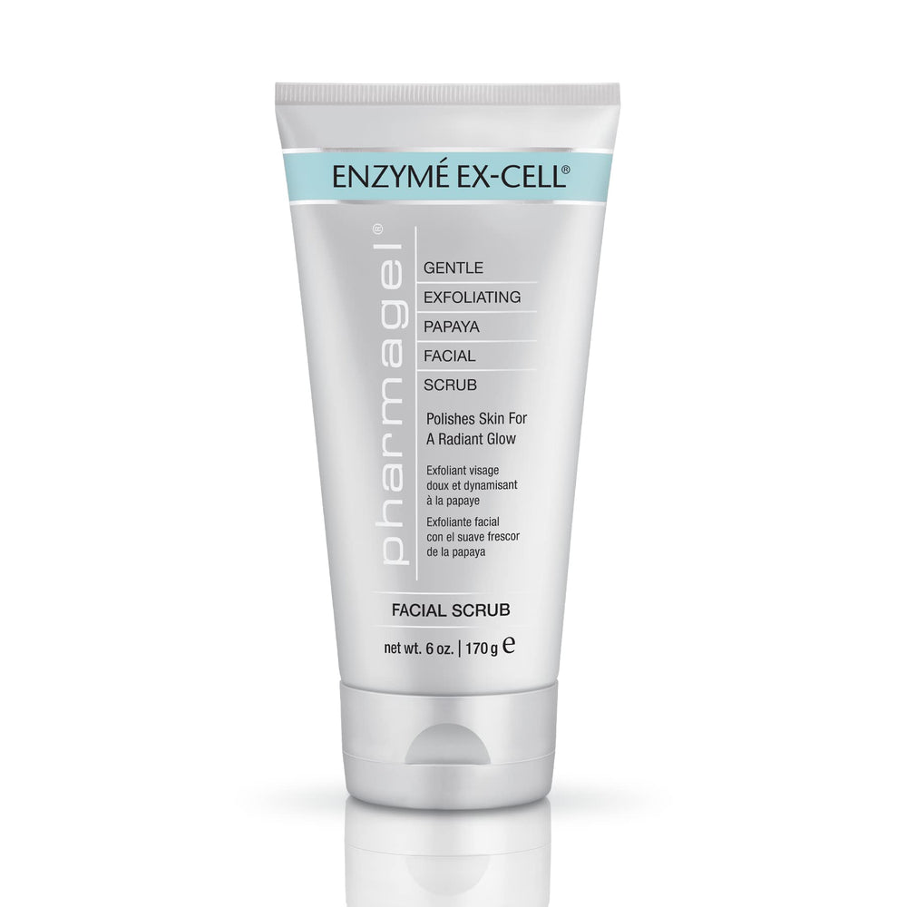 Pharmagel Enzima Ex-Cell, bote frontal, exfoliación suave para piel sensible.