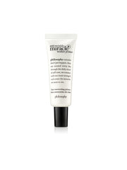 philosophy primer antiarrugas, botella, base suave gracias a vitamina C para maquillaje uniforme.
