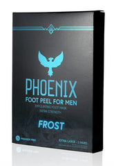 Phoenix Foot Peel paquete 2 para hombres, extra grande, piel suave al tacto.