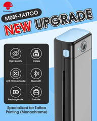 Phomemo M08F con conectividad inalámbrica facilita impresión desde móvil.