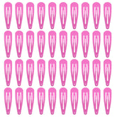 Pinzas metálicas PIDOUDOU rosa fucsia de 2 pulgadas para sujetar peinados con facilidad