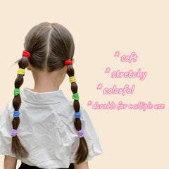 PIDOUDOU gomas suaves y elásticas proporcionan sujeción suave sin tirar del cabello.