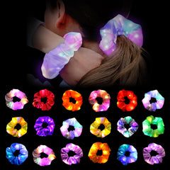 Gomas luminosas Piklodo, set de 18 piezas para peinados brillantes en la oscuridad