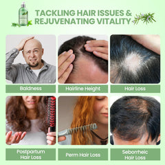 PIPIHUA Condicionador Romero, primer plano de ingredientes naturales para el cabello.