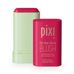 Pixi On-the-Glow Blush Ruby empaque compacto para retoques diarios.