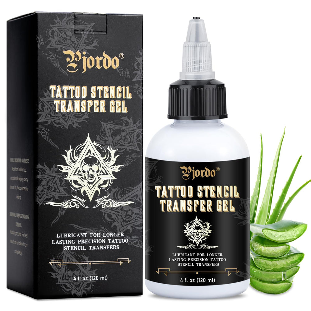 Pjordo gel de transferencia para esténciles de tatuaje: transferencia clara y duradera en la piel