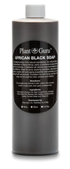 Plant Guru Jabón Negro Africano botella de 16 onzas, cuidado diario de piel.