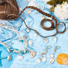 PLIGREAT anillos dreadlock concha, perfecto para trenzas diarias