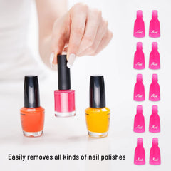 PonJowl clips compactos facilitan almacenamiento en cajón de manicura.
