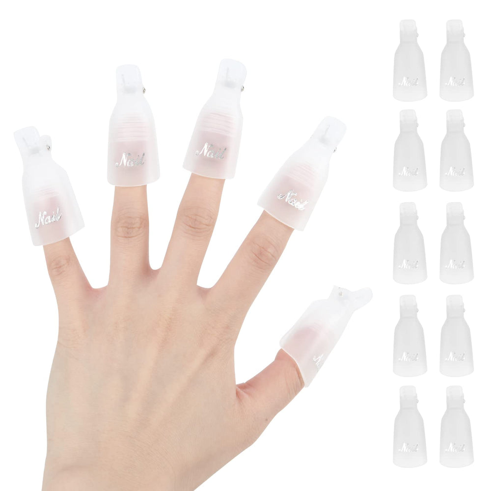 PonJowl clips para remover esmalte, capuchón reutilizable para una retirada rápida y limpia.