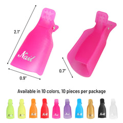 PonJowl clip con tapa transparente para sesiones de salón seguras y ordenadas.