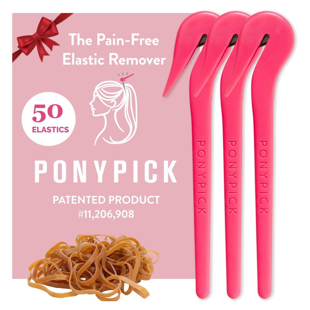 Pony Pick cortador de bandas elásticas para cabello evita tirones