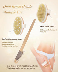 POPCHOSE cabezal con masaje en gel cilíndrico para una sensación relajante