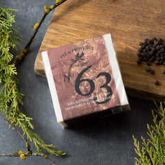 Pre de Provence No.63 Jabón Afeitar Triple Milled: deslizamiento suave para afeitado cómodo.