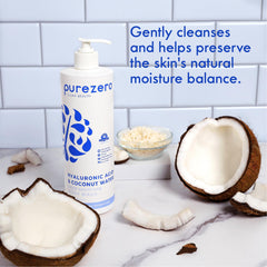 PureZero cuidado nutritivo para la piel con beneficios visibles tras el lavado.