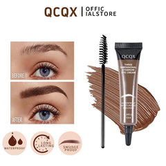 QCQX gel 3D para cejas con aplicación precisa para rellenar.