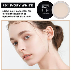 QIUFSSE concealer tono marfil, iguala tono de piel en el contorno.